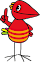 Bunter Vogel