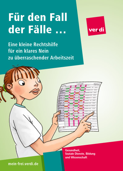 nein zu &uuml;berraschender Arbeitszeit